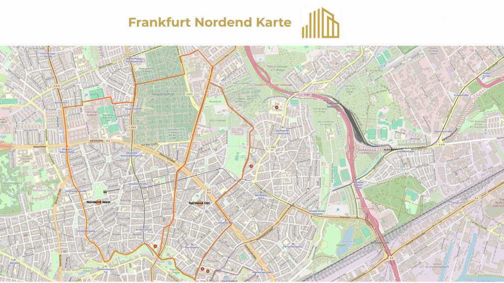Frankfurt Nordend Karte