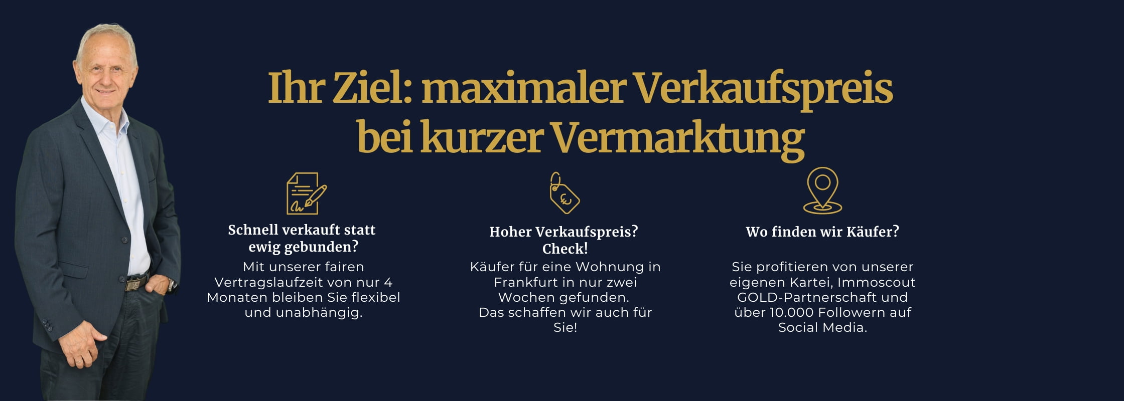 Maximaler verkaufspreis dank Erfahrung als Makler