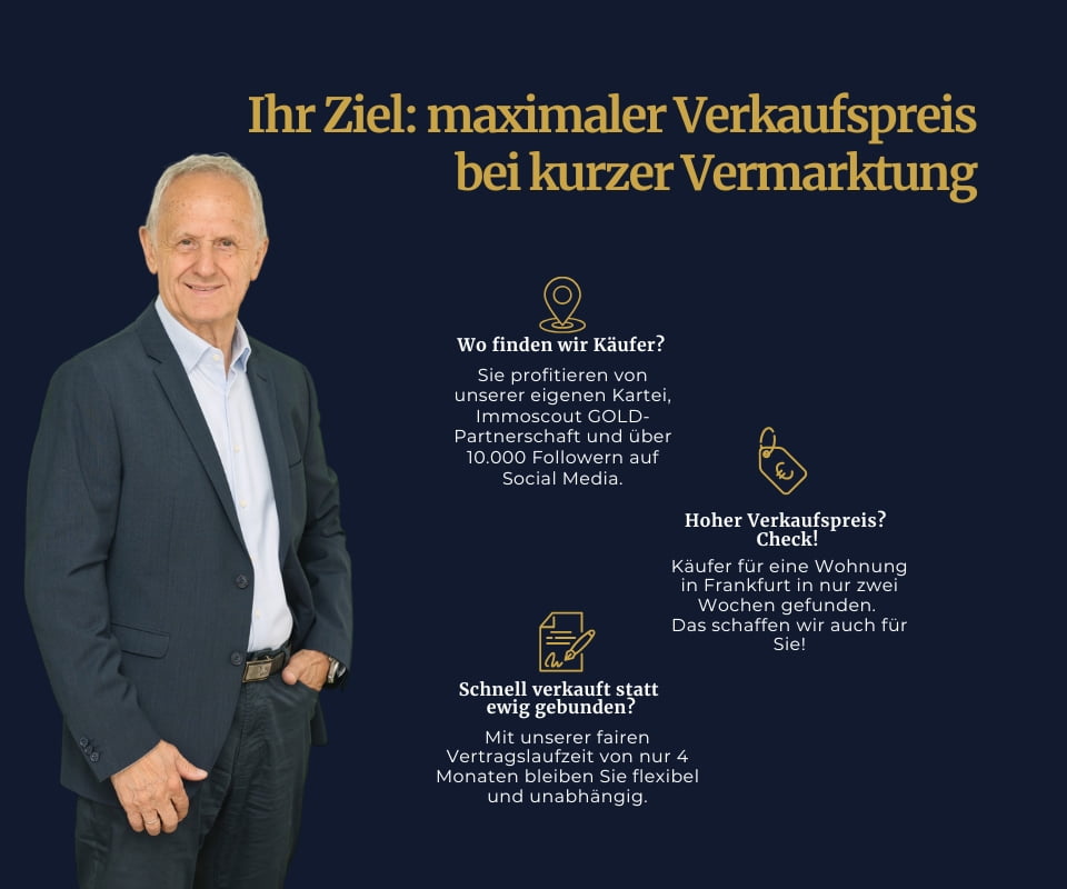 Maximaler verkaufspreis dank Erfahrung als Makler
